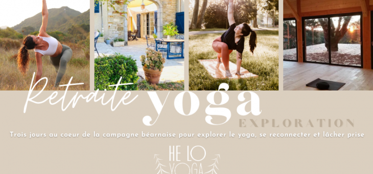 Retraite Yoga Exploration du 28 avril au 1er mai 2023